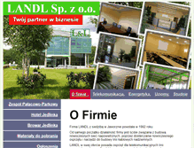 Tablet Screenshot of landl.com.pl